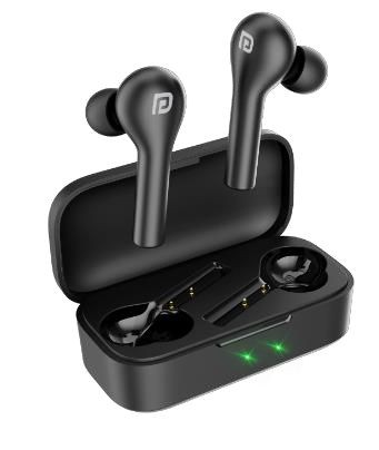 Portronics Harmonics Twins II, Small Sized HD True Wireless Stereo Earbuds with Extra Bass, LED Indicator, Bluetooth 5.0, One Touch Control, Noise Reduction